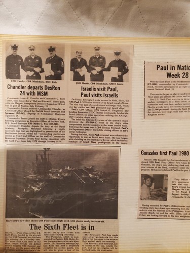 1979-80 USS Paul FF-1080 Deployment Cruise Book USN Navy Yearbook Log Book - Picture 8 of 16