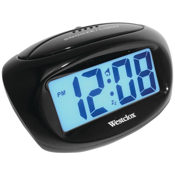 Westclox Large Easytoread Lcd Battery Alarm Clock for sale online eBay