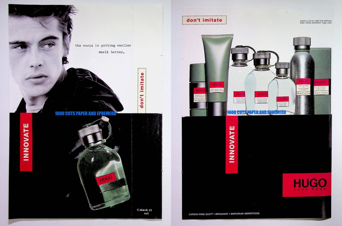 BOSS【no.12 BOSS: Hugo Boss】1995年 Hugo Boss Cologne 1995 Trade Print Magazine Ad Poster ADVERT | eBay