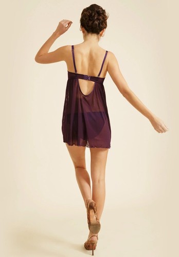 The Little Bra Company SAPPHIRE/AMETHYST Lucia Babydoll, US 30C, UK 30C - Picture 8 of 8