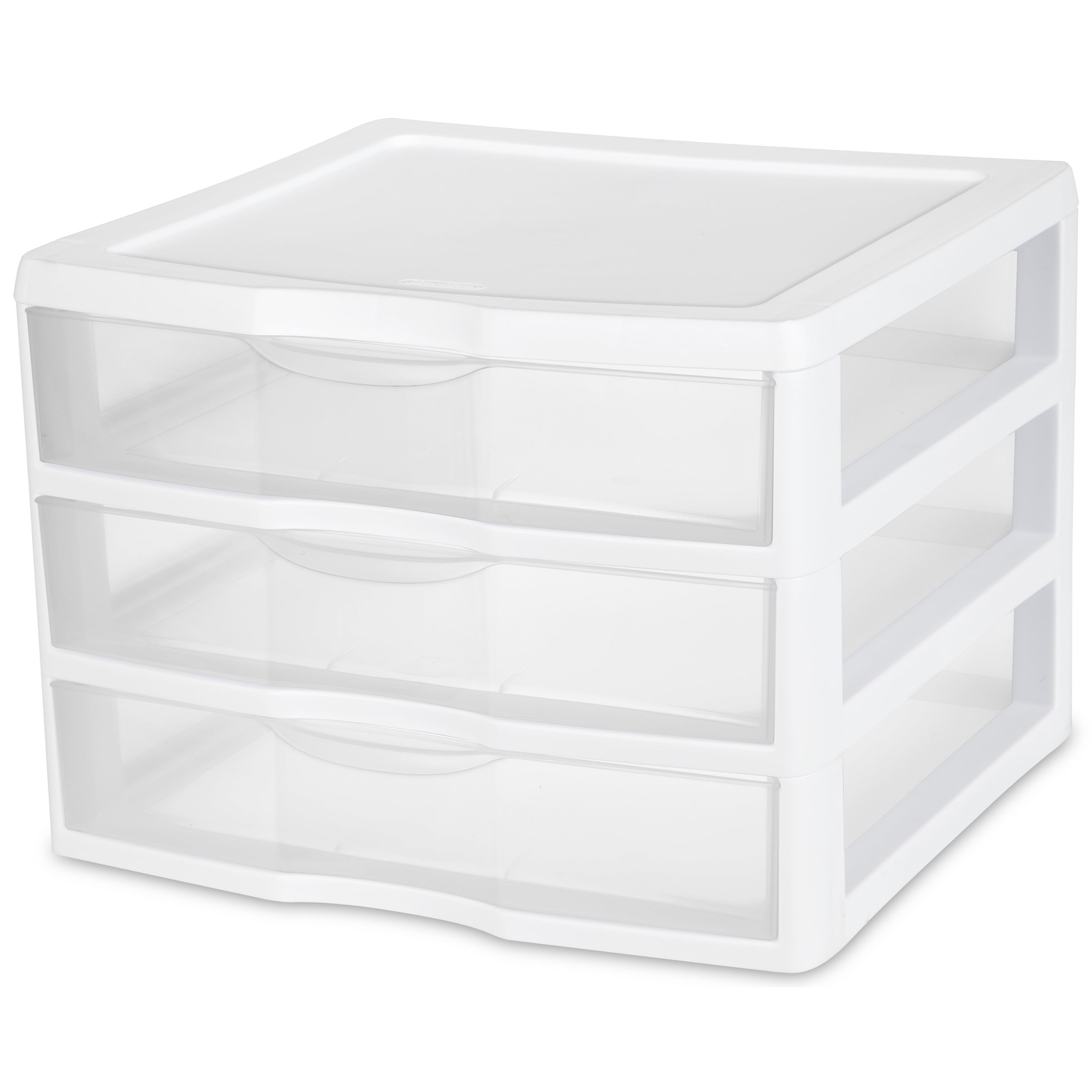 Sterilite 3-Drawer White Plastic Storage Unit with Free Shipping
