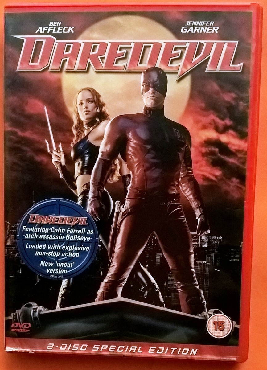 Daredevil 2xDVD Region 2 Affleck Garner Colin Farrell Johnson