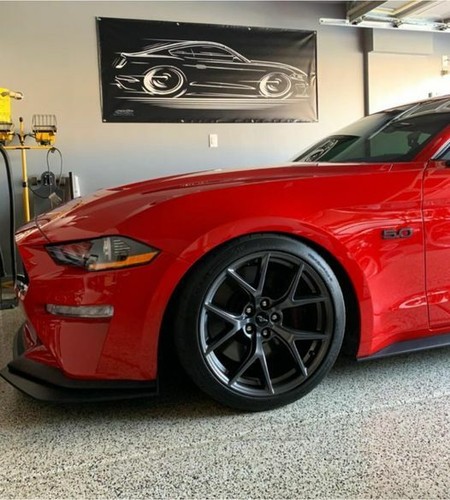 Big Banner '18-'21 Mustang Art GT Ford 2018 2019 2020 2021 S550 Shop Sign Poster - Picture 3 of 24