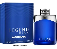 MONT BLANC LEGEND BLUE EDP 3.3 OZ / 100 ML FOR MEN (NIB) SEALED