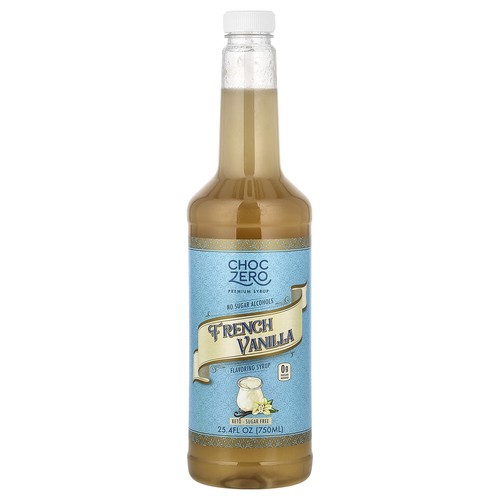 Premium Syrup, French Vanilla, Sugar Free, 25.4 fl oz (750 ml)