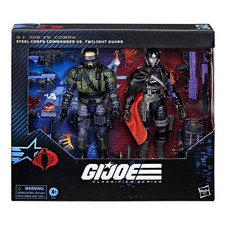 G.I. Joe Classified Series 141 Steel Corps Commander vs. Twilight Guard NEW