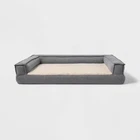 3-Sided Bolster Dog Bed - L - Boots & Barkley