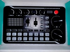 Professional Live Sound Card For Recording Broadcasting Pod Casting Sound Effect