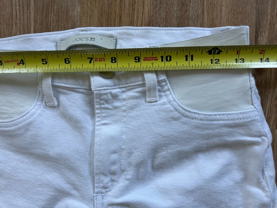 Joe’s Jeans THE LARA MID RISE CIGARETTE ANKLE MATERNITY Raw Hem Size 26 - Image 4 of 4