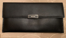 PRADA Geldbörse, Saffiano Leder, elegant neuwertig in OVP !