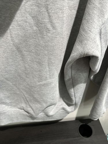 Yankees x Adidas vintage big logo hoodie New York baseball XL Gray - Picture 13 of 14