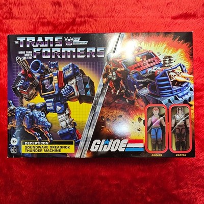 Transformers x G.I. Joe Soundwave Dreadnok Thunder Machine Figuren Zartan&Zarana