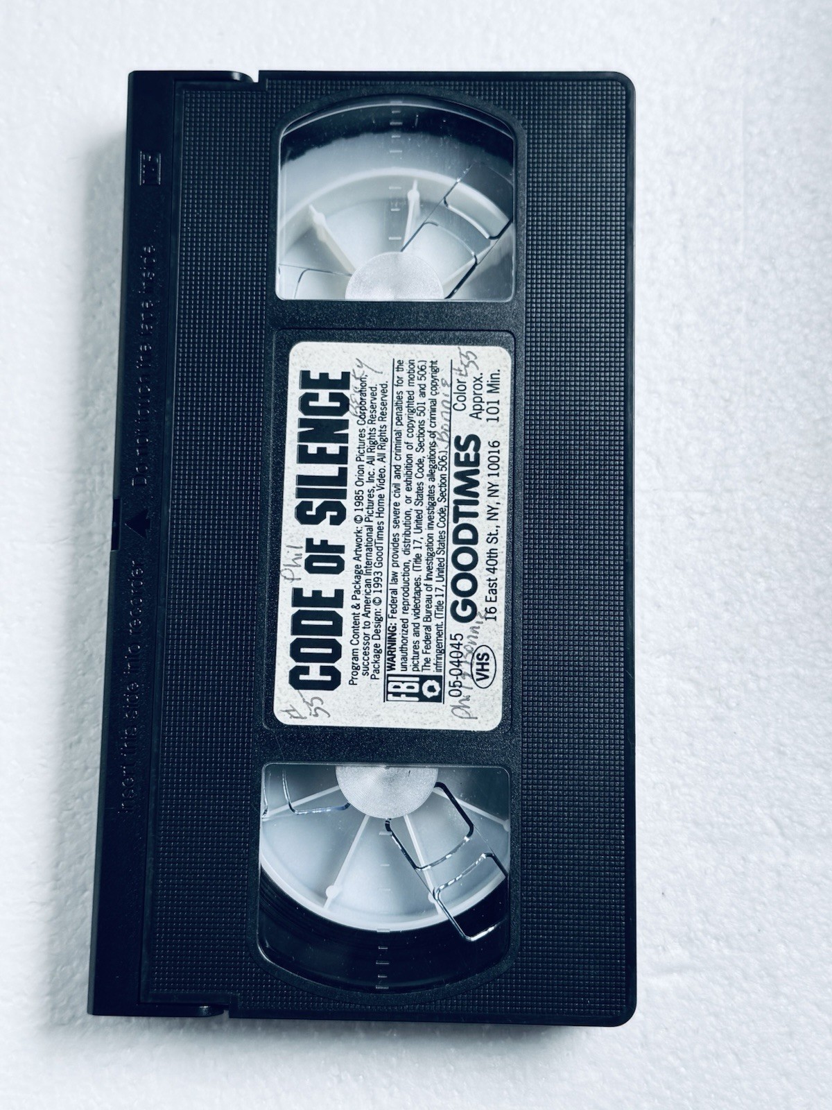 Forewalker 3 Chuck Norris VHS : sidekicks firewalker and code of silence tested ...