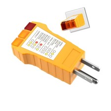 Outlet Tester for Standard North American AC – Socket Tester for GFCI, Ope