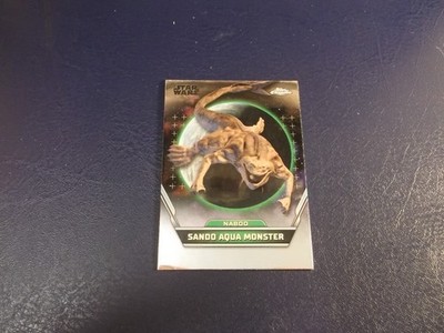 2024 Topps Chrome Star Wars Hyperspace Sando Aqua Monster Card # 67