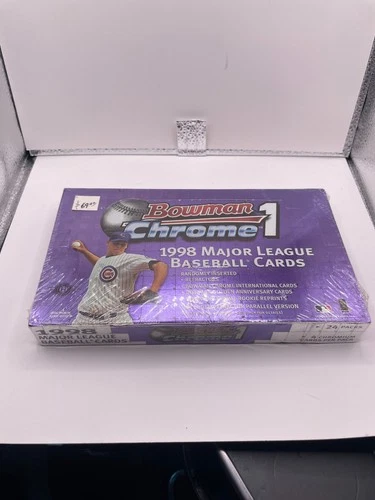 1998 Bowman Chrome Baseball Series 1 Factory Sealed Hobby Box*