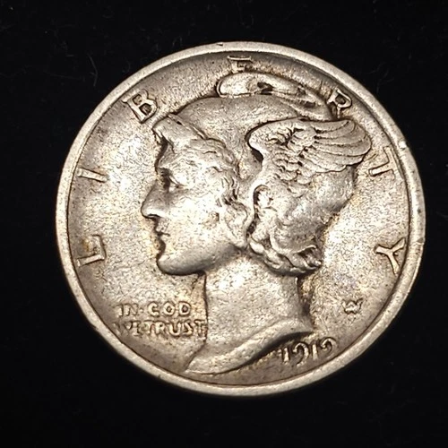 1919 S Mercury Dime / Extra Fine