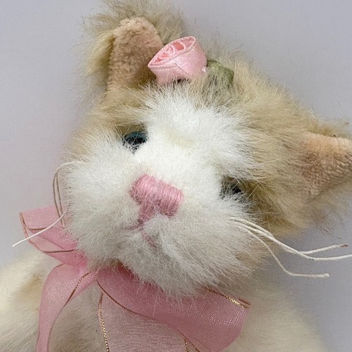 Vtg Ty Attic Treasures Adelaide Cat Plush Jointed 1993 1st Gen Tush Tag Only