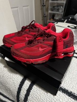 Nike Supreme Shox Ride 2 Speed Red DN1615-600 Men's Low Top Sneakers