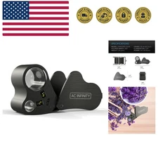 Ultra-Bright LED Compact Loupe with 30x/60x Magnification for Detail Lovers