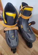 VTG BLADE RUNNER DISCOVERY ROLLERBLADES 70mm WHEELS INLINE SKATES WOMENS SZ 7