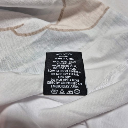Hustle Gang Men's Size XL Cotton T-Shirt Short Sleeve Graphic Print White (55) - Picture 5 of 10