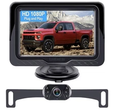 LeeKooLuu LK3 HD 1080P Vehicle Backup Camera and Monitor Kit (New in Box)