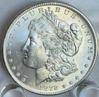 1878-S Morgan 90% Silver Dollar PL Strong MS Features 7 Feathers 1st Year $1