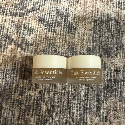 2x OAK ESSENTIALS  RESTORATIVE  MASK 2x 0.18 oz (0.36oz Total)