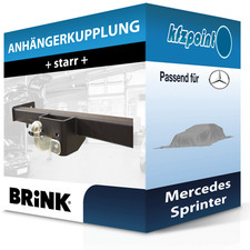 Für Mercedes Sprinter 05.2006-05.2018 BRINK Anhängerkupplung starr AHK neu