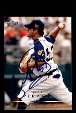 Signed Baseball Card Auto Joel Peralta 2008 Upper Deck #255 Kansas City Royals