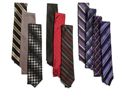 Neckties Mixed Lot of x10 Silk Ties: Apt 9 Arrow Geoffrey Beene VanHeusen Etc