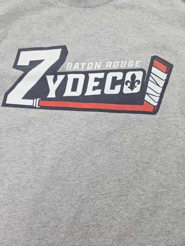 Baton Rouge Zydeco camicia uomo media NHL hockey maglietta Gildan ultra cotone - Foto 2 di 7