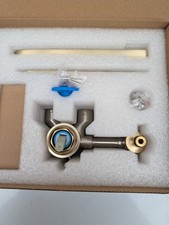 BIN828F-M 2TH Wall Mounted Basin Mixer Tap With Plate – Brushed Brass –New Boxed