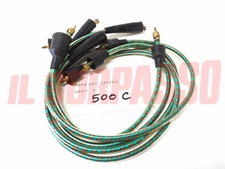 Cables Wires Spark Plugs + Caps Fiat Topolino 500 C + Original Belvedere