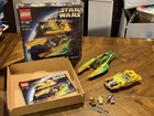 Lego Star Wars Bounty Hunter Pursuit #7133 w/ Box & All Figures - Zam Wesley