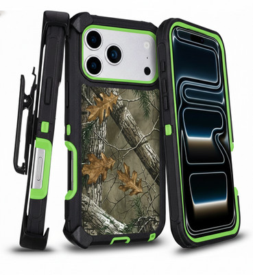 For iPhone 17/17Air/17 Pro Max Shockproof Defender Case w/Clip&Screen Protector