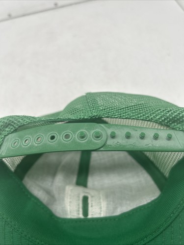 Vintage Oregon Ducks Ohio Other? Mesh Trucker Hat Snapback Green Made In USA - Picture 9 of 10
