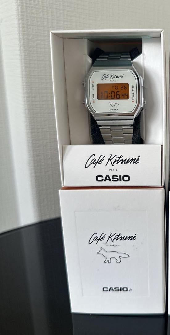 CASIO Cafe Kitsune Casio A168WECK 7A Collaboration Watch Mais New