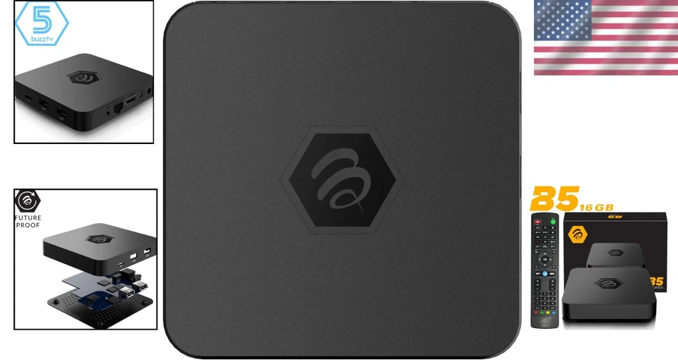 Efficient Streaming: Amlogic Quad-Core Android 11 TV Box with Surround Sound - Image 2 of 4