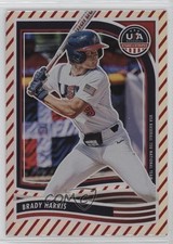 2024 Panini Stars and Stripes Stripes Brady Harris #18 1in5