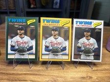 Topps Taj Bradley Twins Pitcher MLB 2026 Heritage Baseball 3 Card Lot
