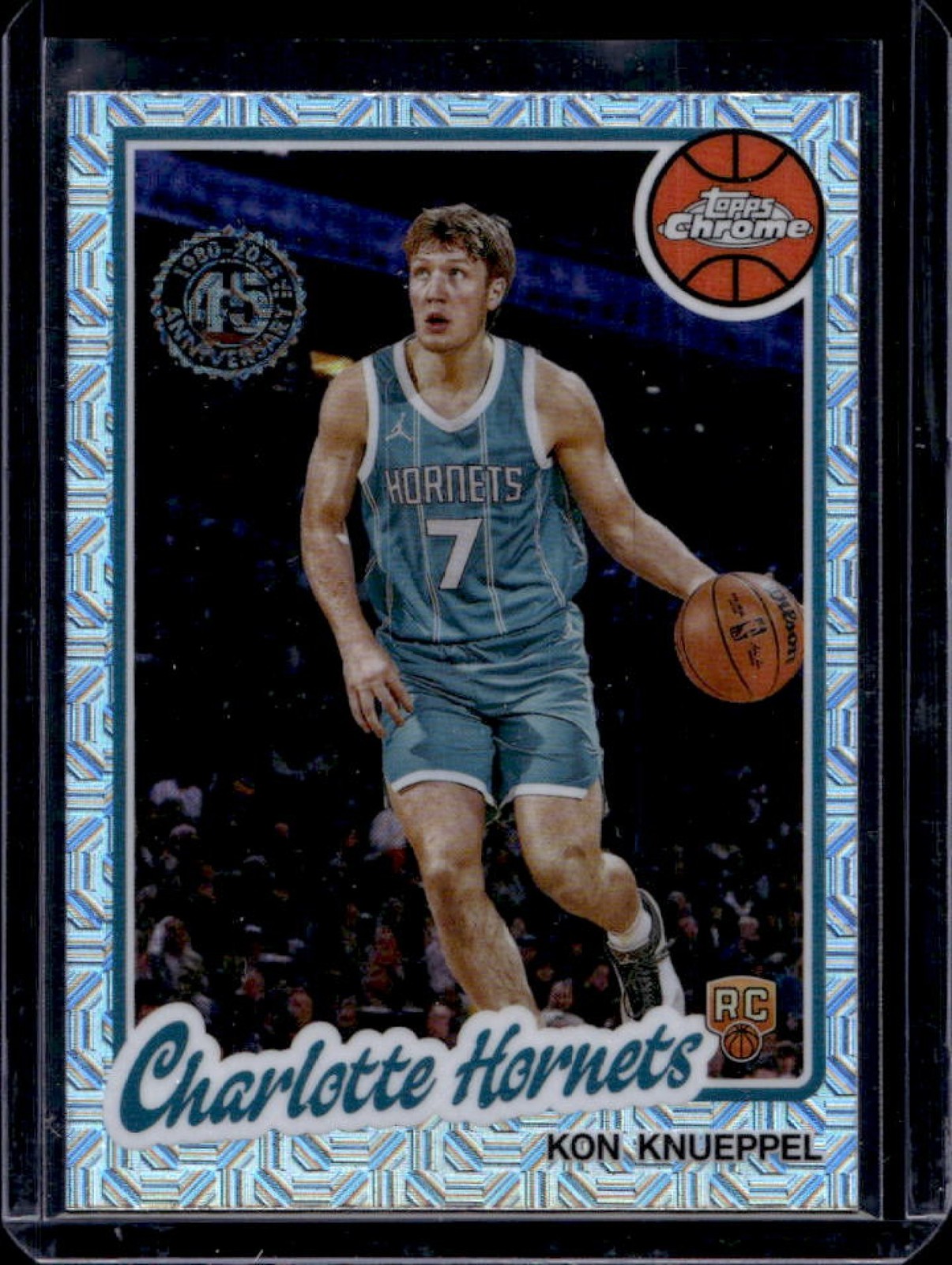 2025-26 Topps Kon Knueppel 1980-81 Chrome RC Mojo Refractor #TC-KK Hornets