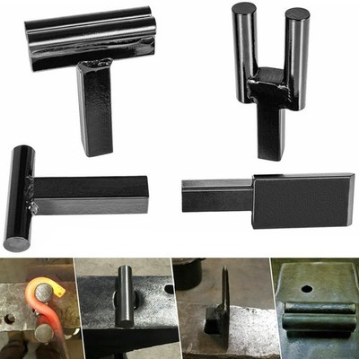 (4PCS)Blacksmith Anvil Hardy Tool Set 1'' Creasing Tool Stake,Bottom Fuller etc.