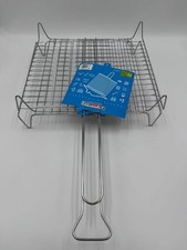 GRATICOLA GRIGLIA PER ARROSTO IN ACCIAIO CROMATO PER BARBECUE GRANDE