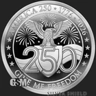 2026 Silver Shield AMERICA 250 - 1oz .999 Silver Proof - Pre Sale