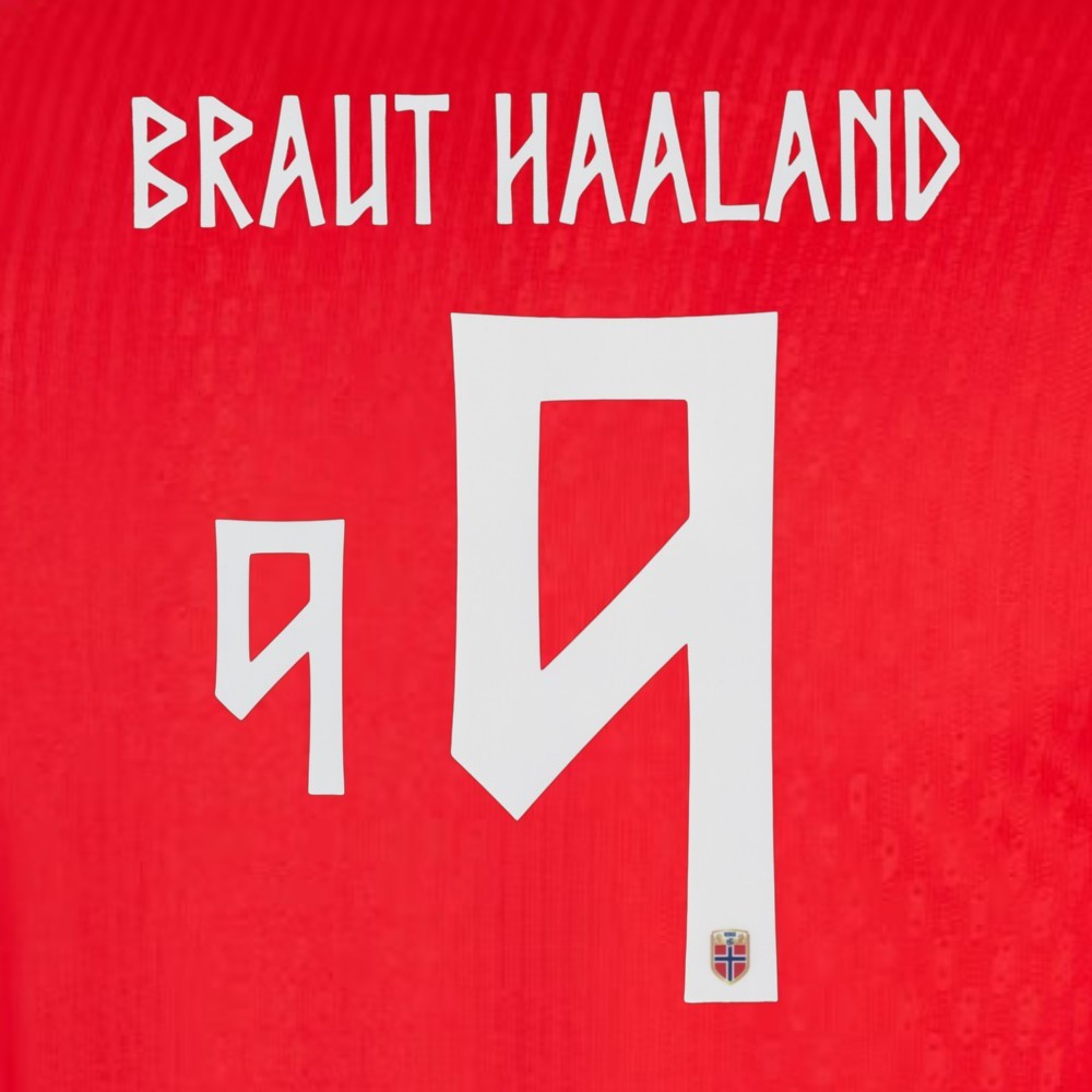 OFFICIAL BRAUT HAALAND #9 Norway NFF Home World Cup 2026 PRINT | eBay
