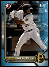 2022 Bowman #BP-52 Maikol Escotto Prospects Sky Blue #/499
