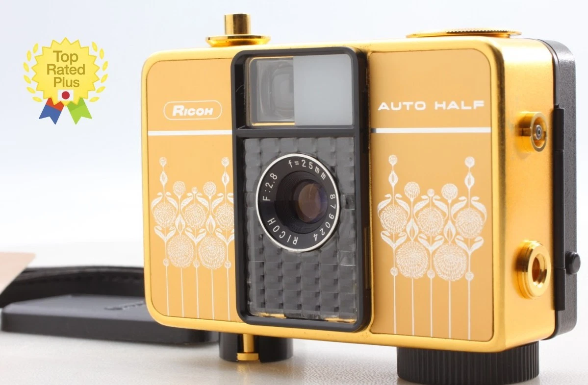 Ricoh Auto Half コンパクトフィルムカメラ　イエロー RICOH AUTO HALF E】リコーオートハーフ E フィルム装填＆作例