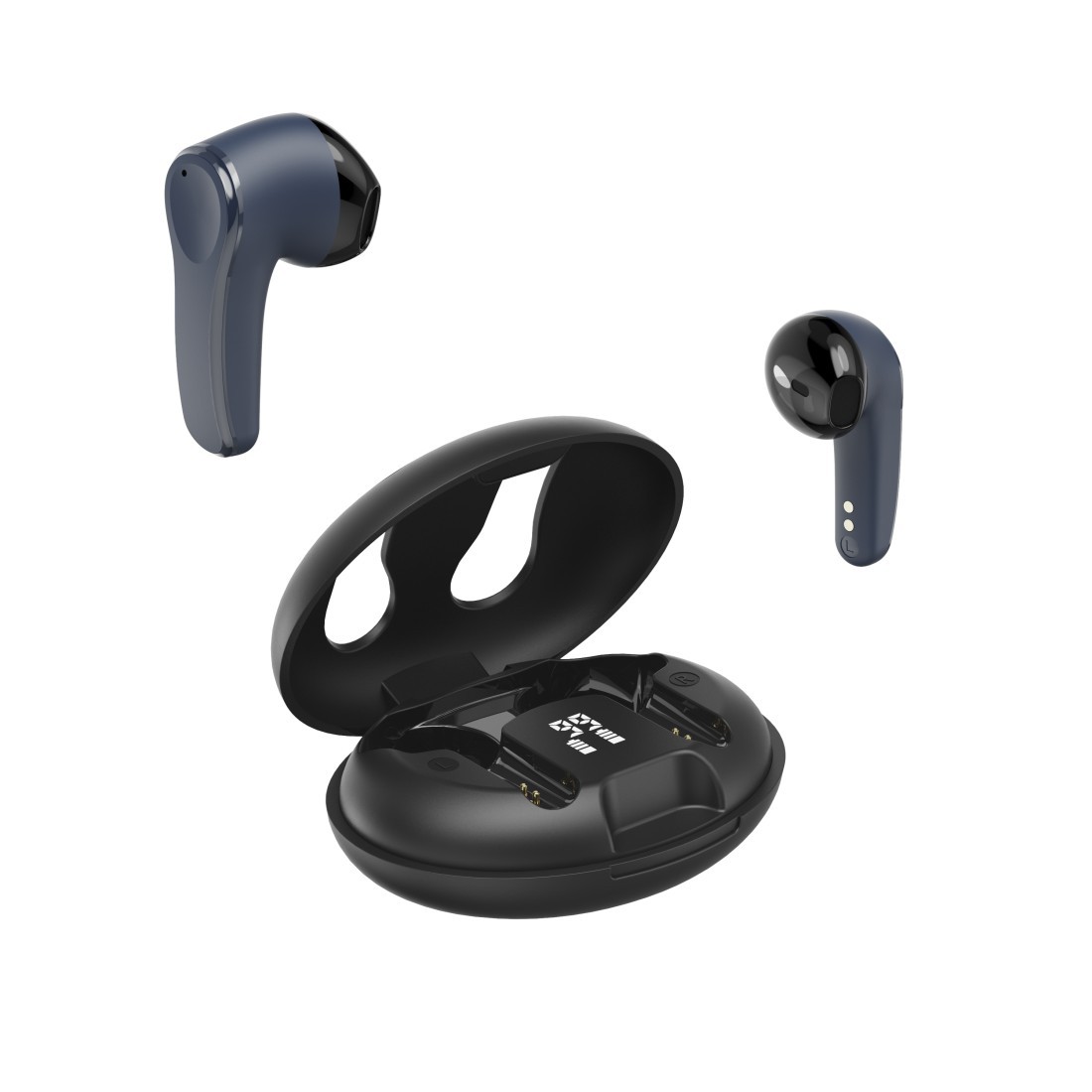 Écouteurs Bluetooth Spirit Unchained avec réduction de bruit ENC noir et bleu